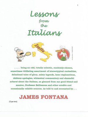 cover image of Lessons From the Italians